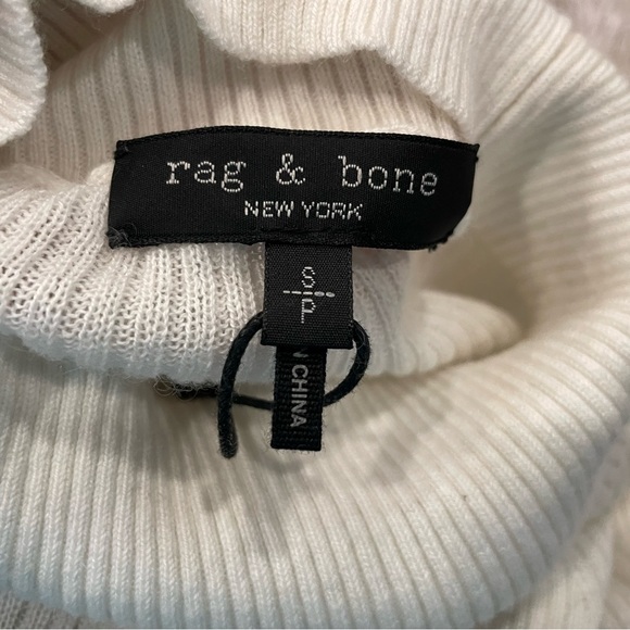 rag & bone Kate Turtleneck Long Sleeve Rib Dress Small S - Picture 6 of 7